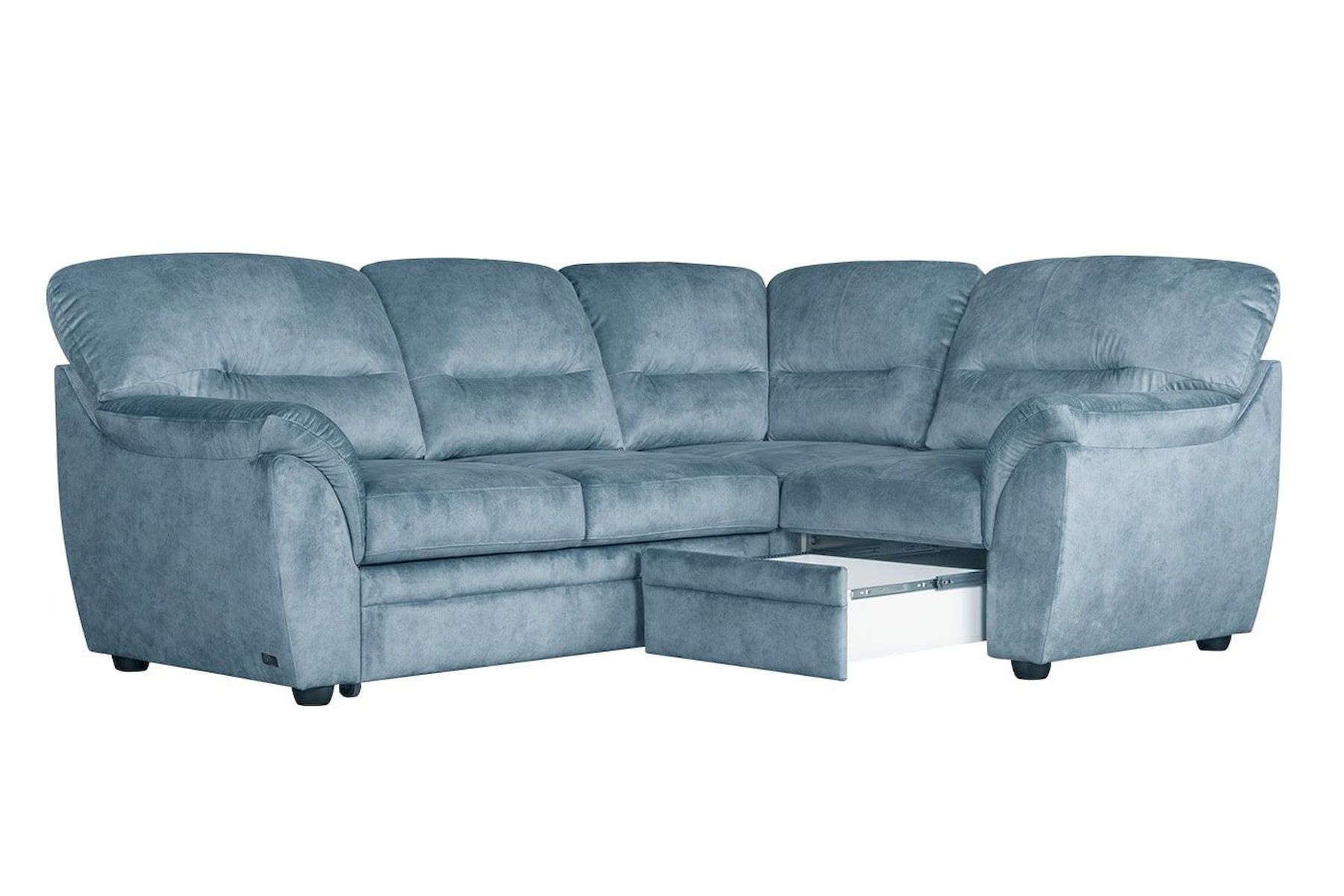 Угловой диван-кровать Атлантик с тумбой