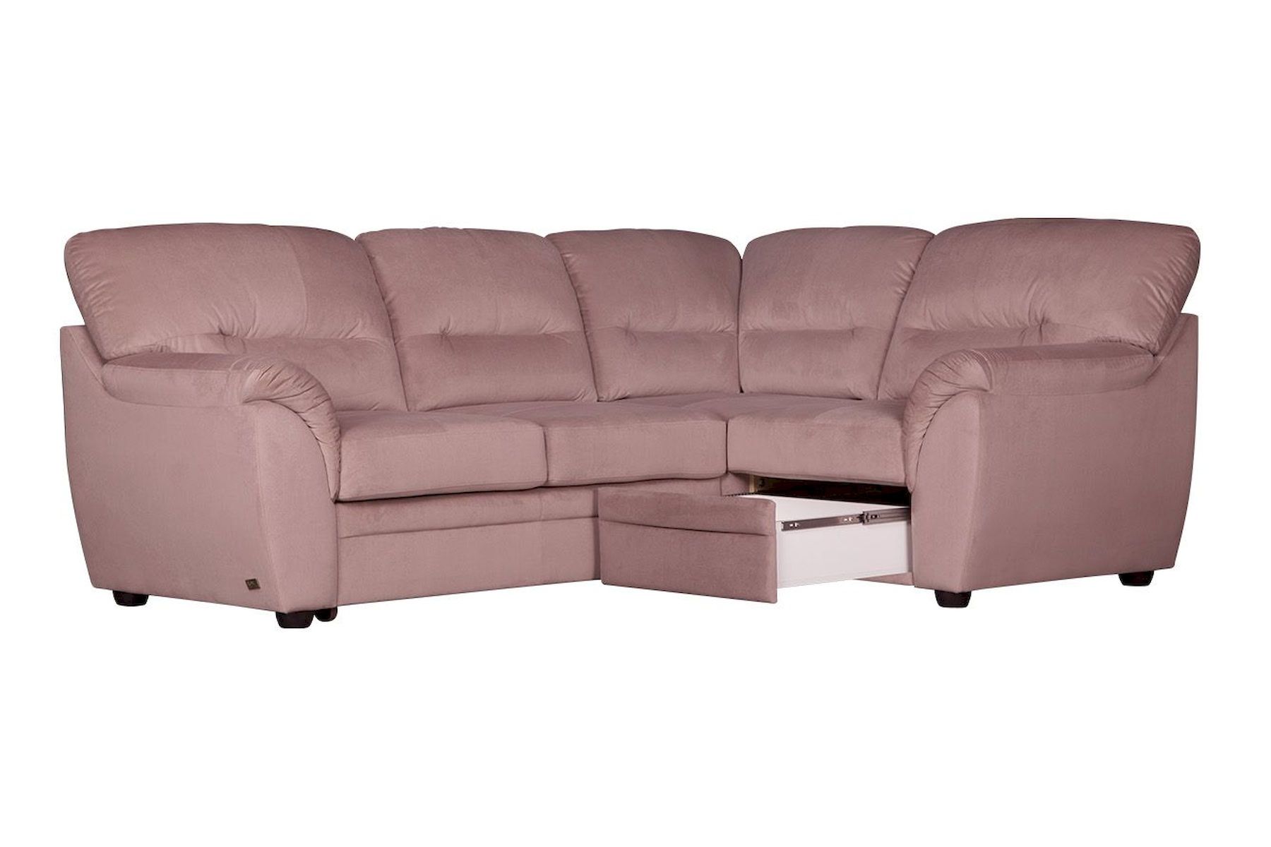 Угловой диван-кровать Атлантик с тумбой