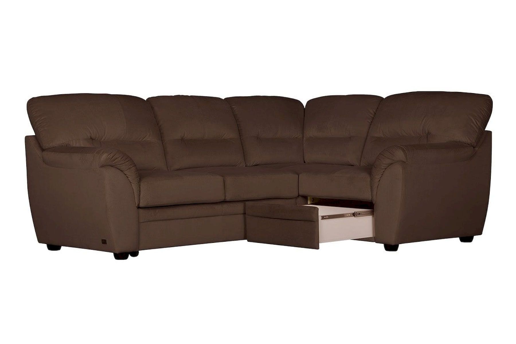 Угловой диван-кровать Атлантик с тумбой