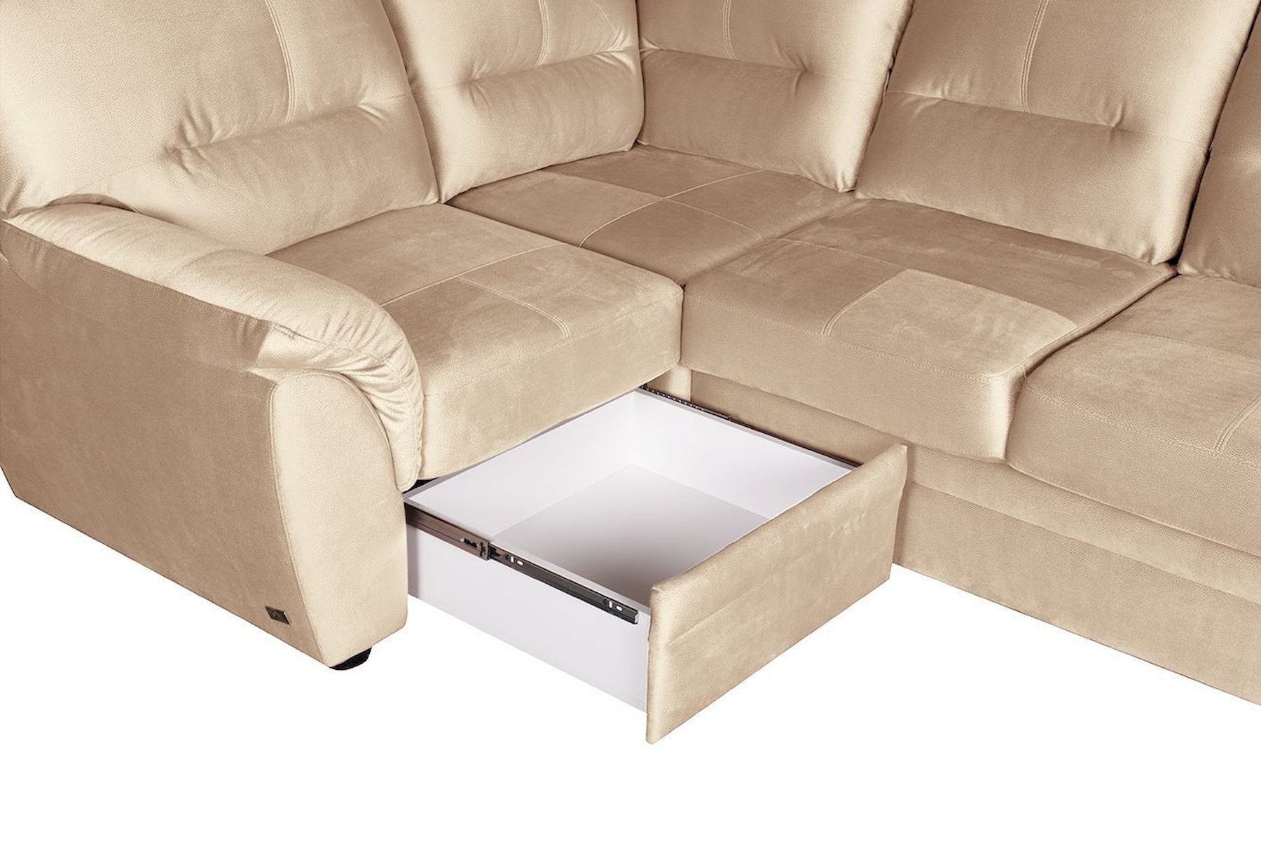 Угловой диван-кровать Атлантик с тумбой