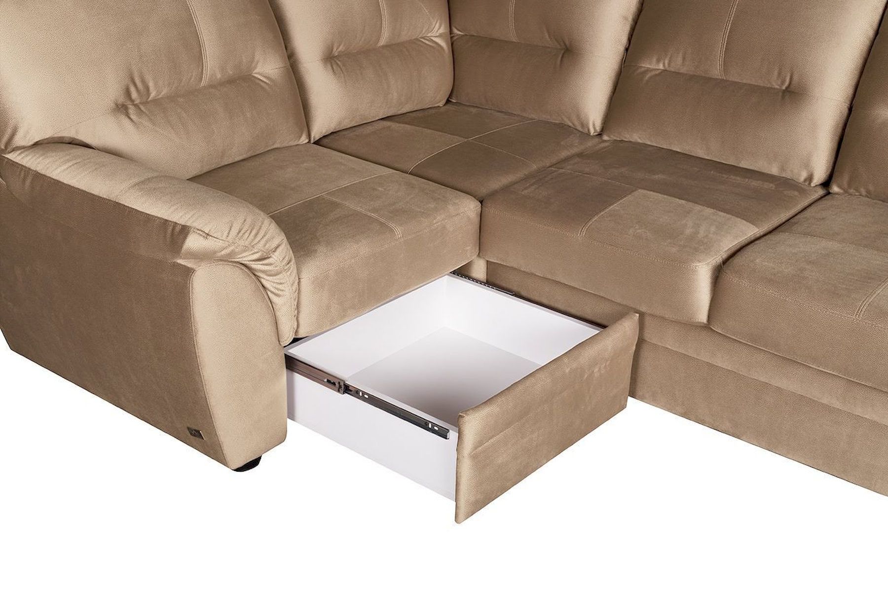 Угловой диван-кровать Атлантик с тумбой