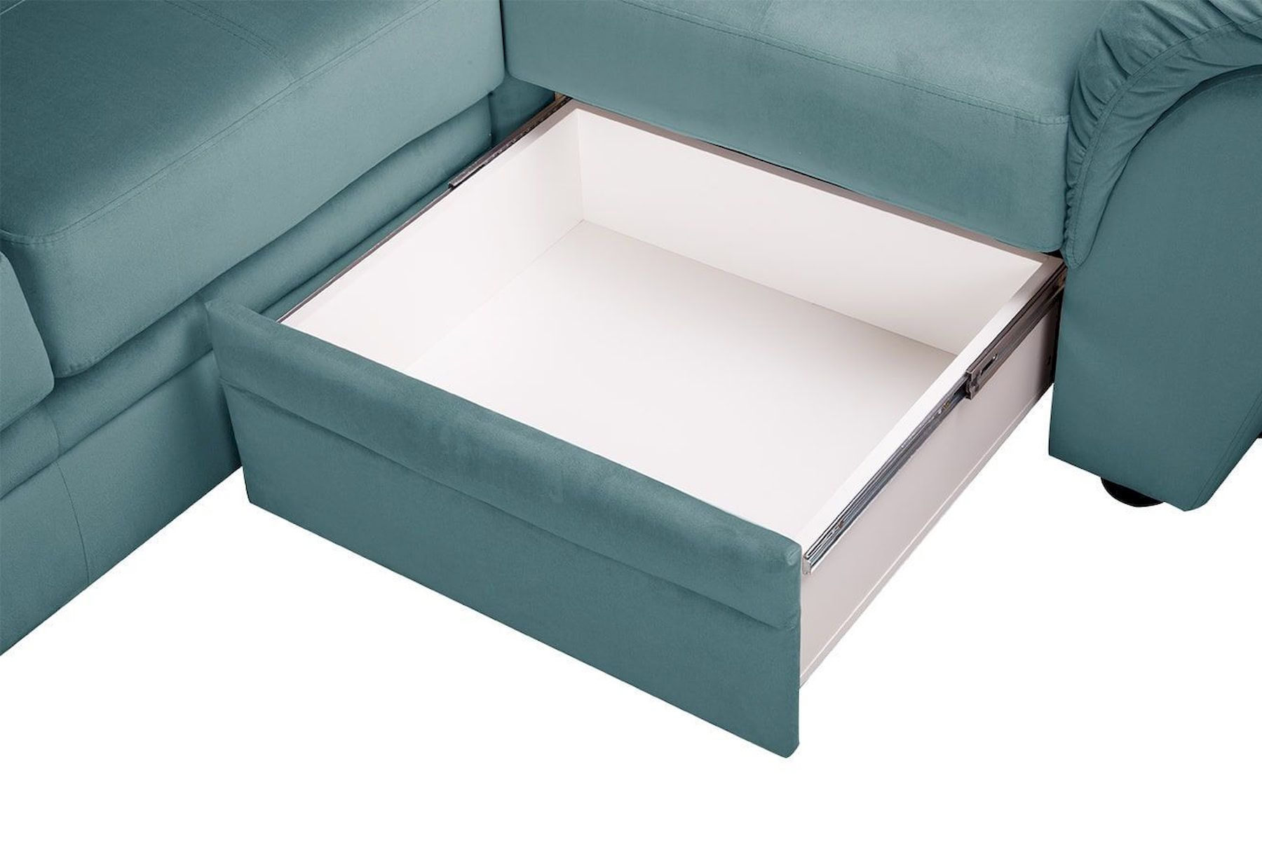 Угловой диван-кровать Атлантик с тумбой