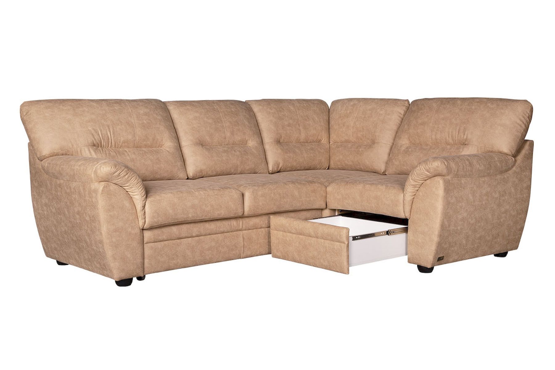 Угловой диван-кровать Атлантик с тумбой