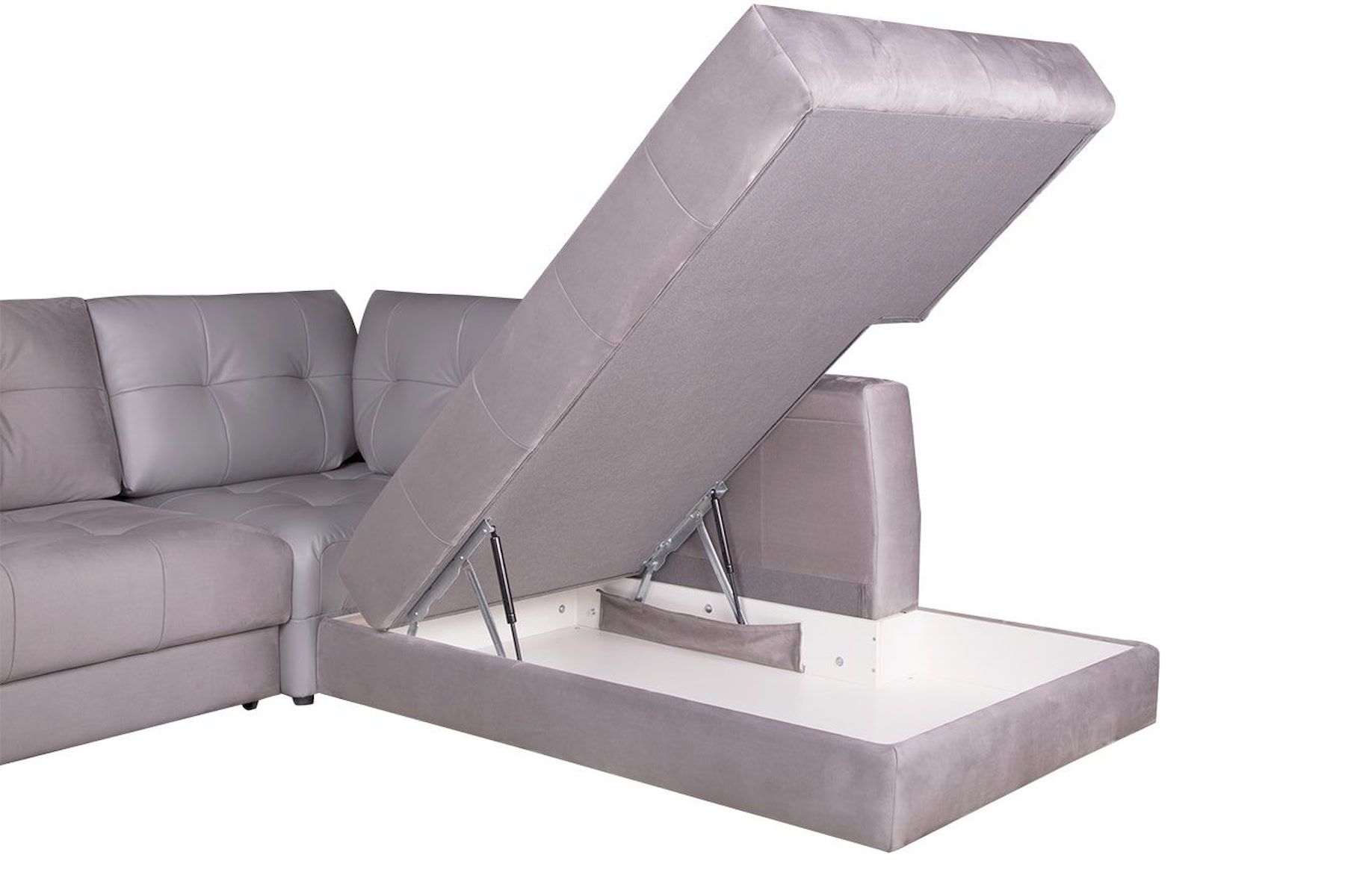 Модульный угловой диван-кровать Брайтон канапе с отоманкой