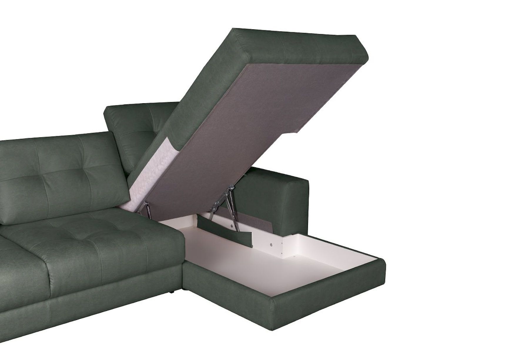 Модульный угловой диван-кровать Брайтон с канапе