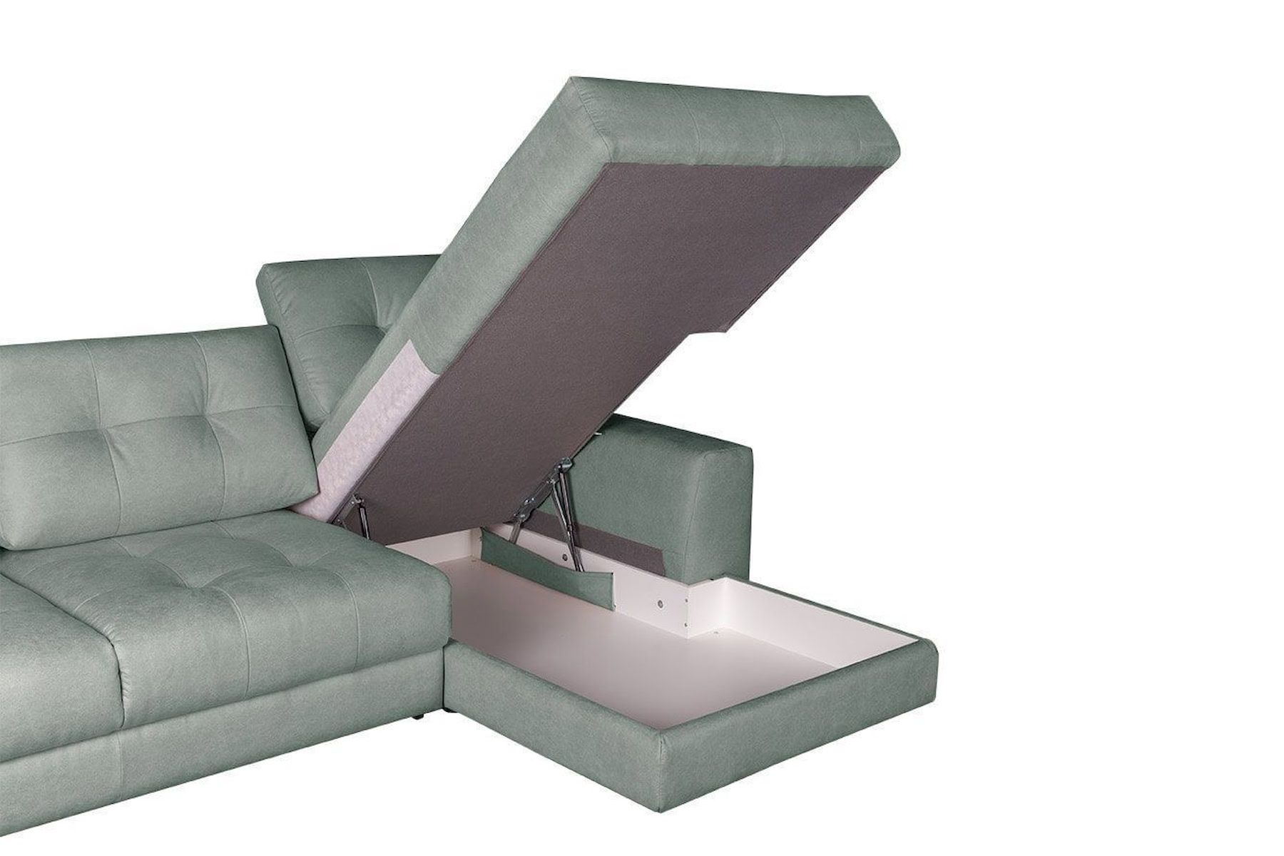 Модульный угловой диван-кровать Брайтон с канапе