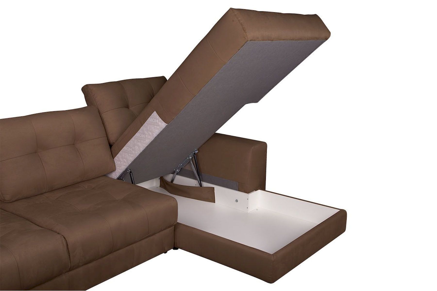 Модульный угловой диван-кровать Брайтон с канапе