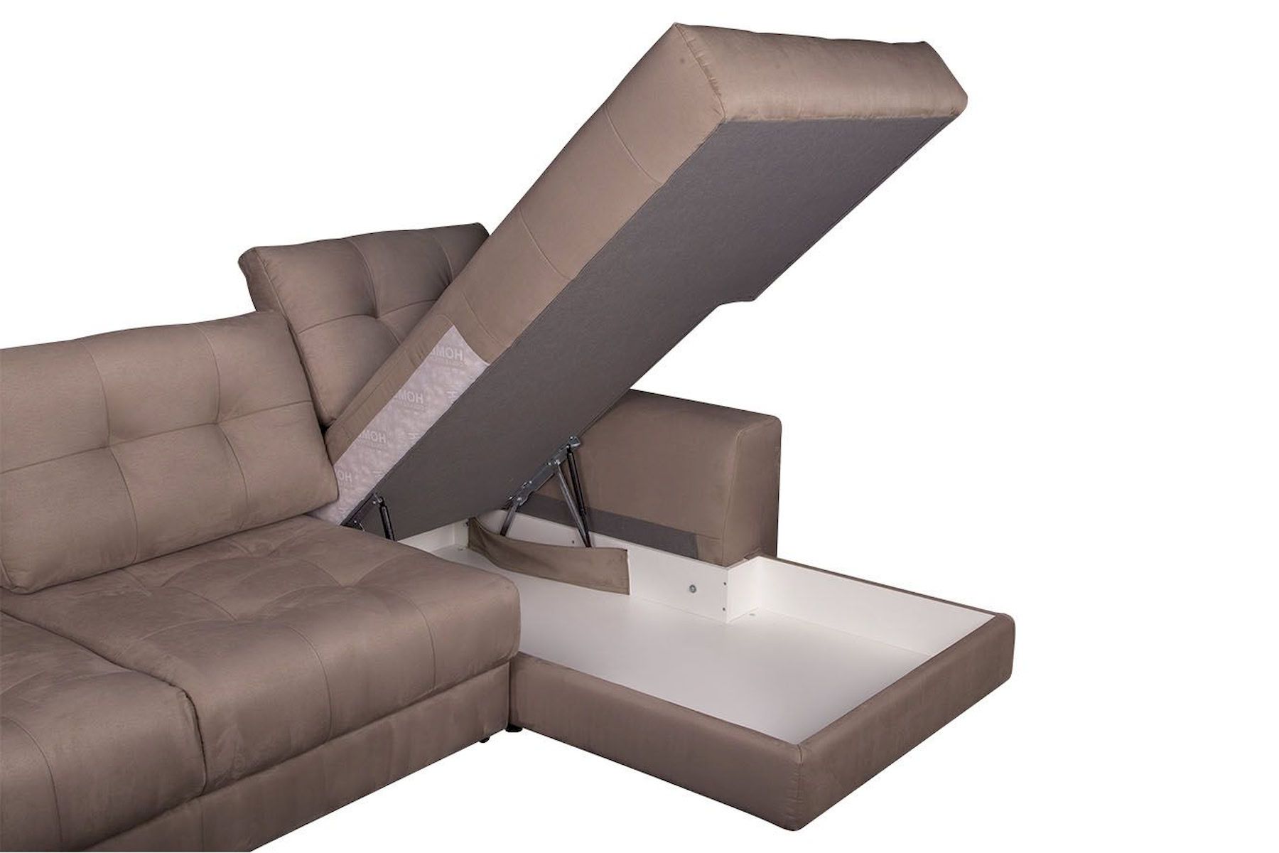 Модульный угловой диван-кровать Брайтон с канапе