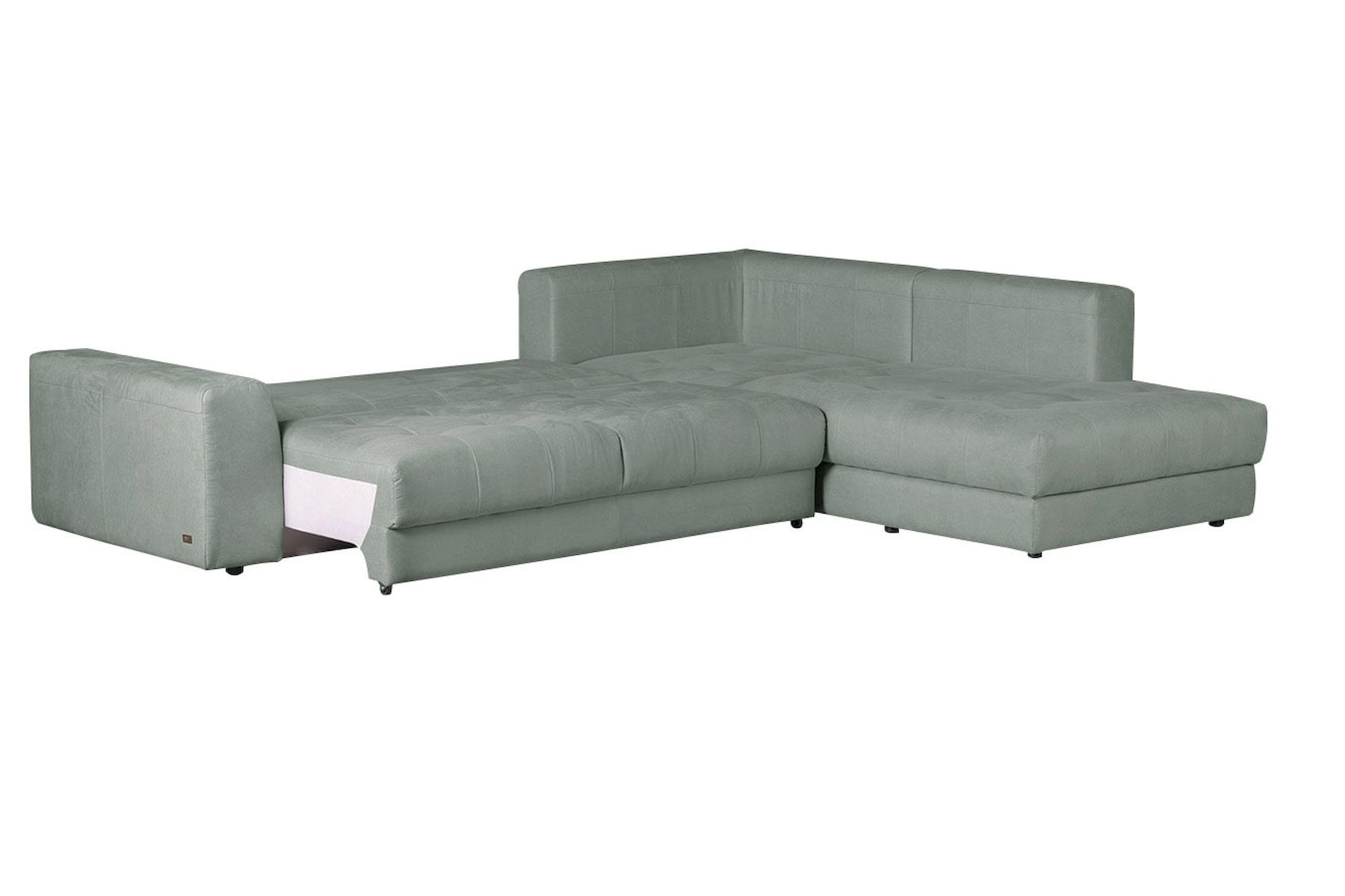 Модульный угловой диван-кровать Брайтон с оттоманкой