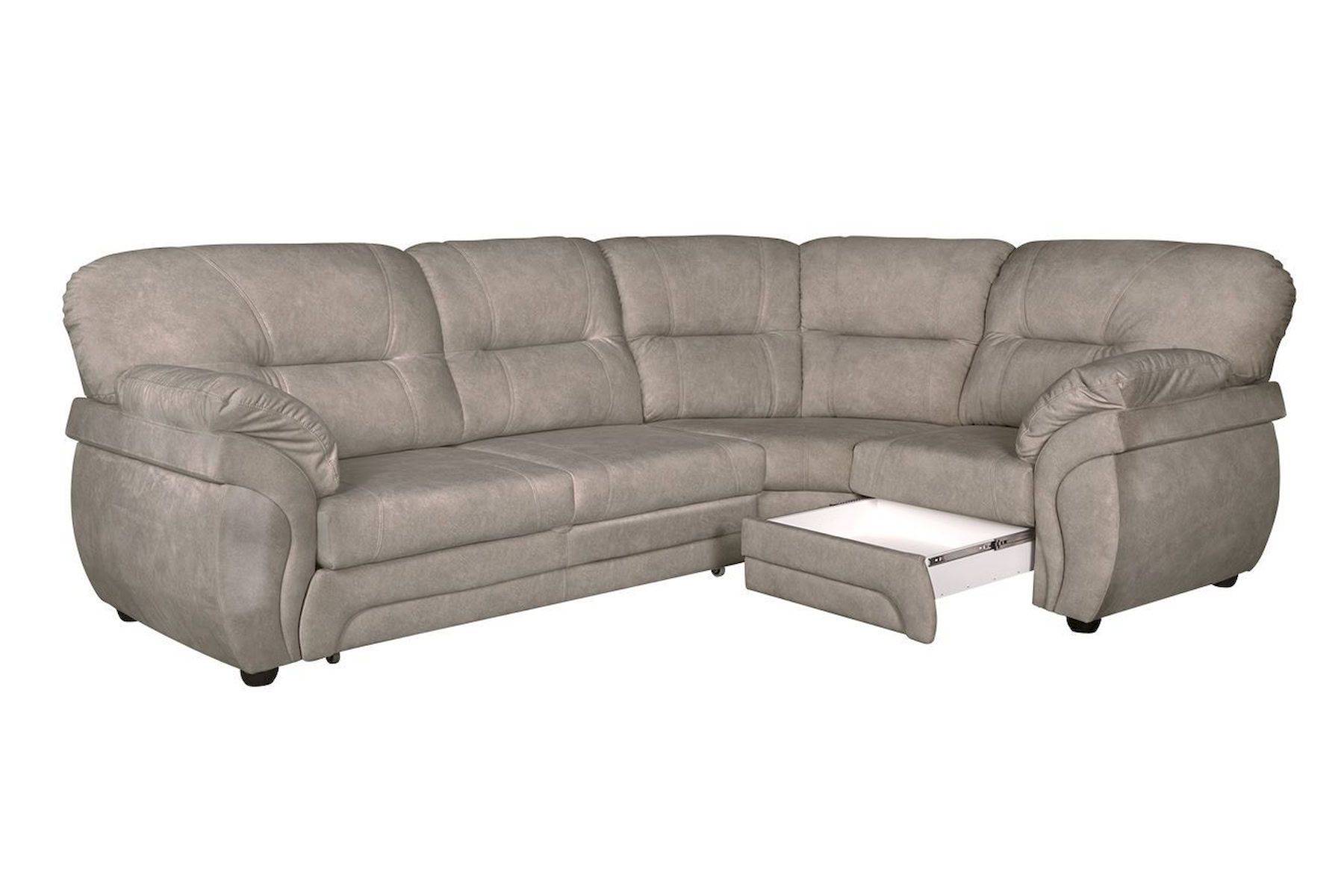 Угловой диван-кровать Бруклин с тумбой