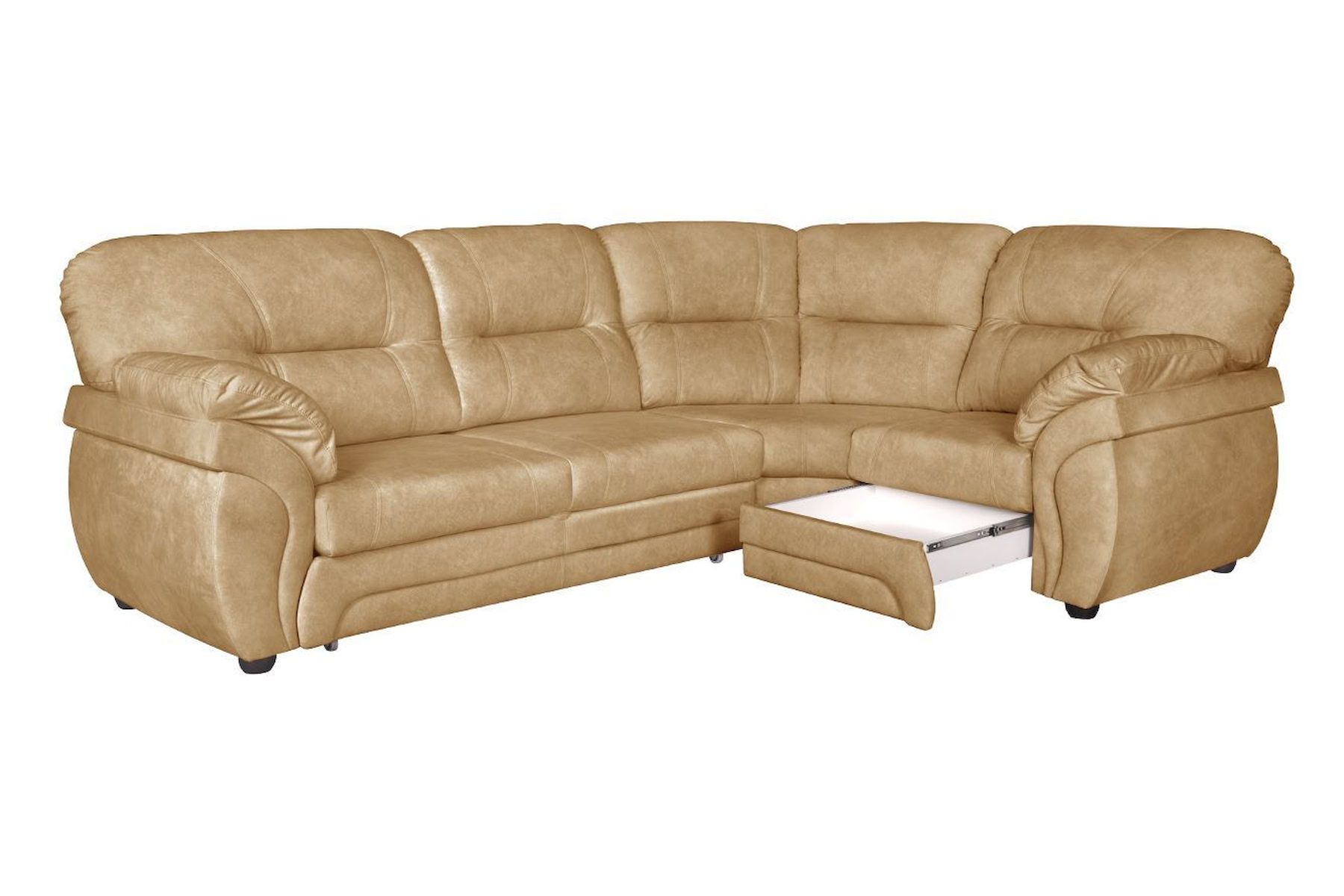 Угловой диван-кровать Бруклин с тумбой