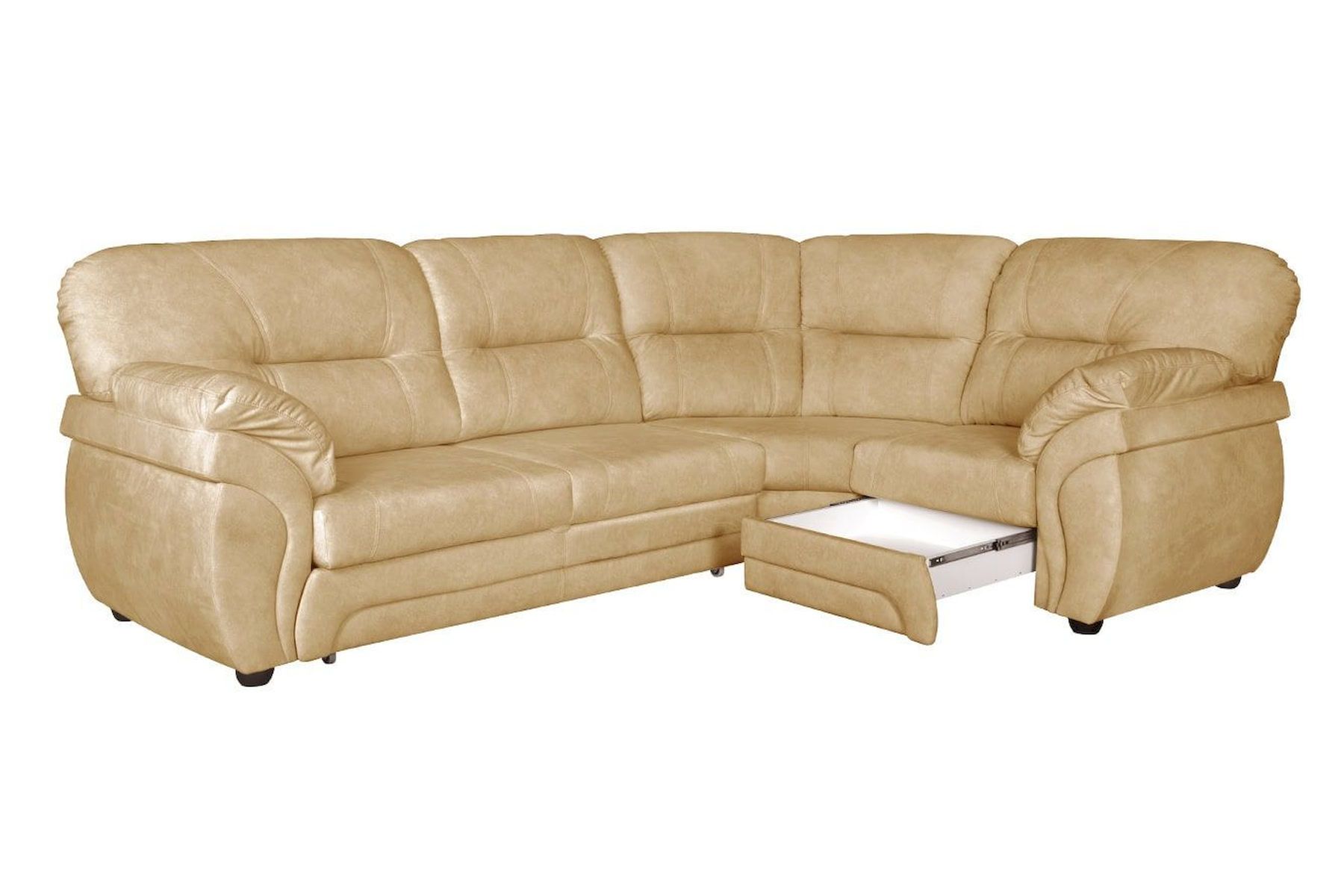 Угловой диван-кровать Бруклин с тумбой