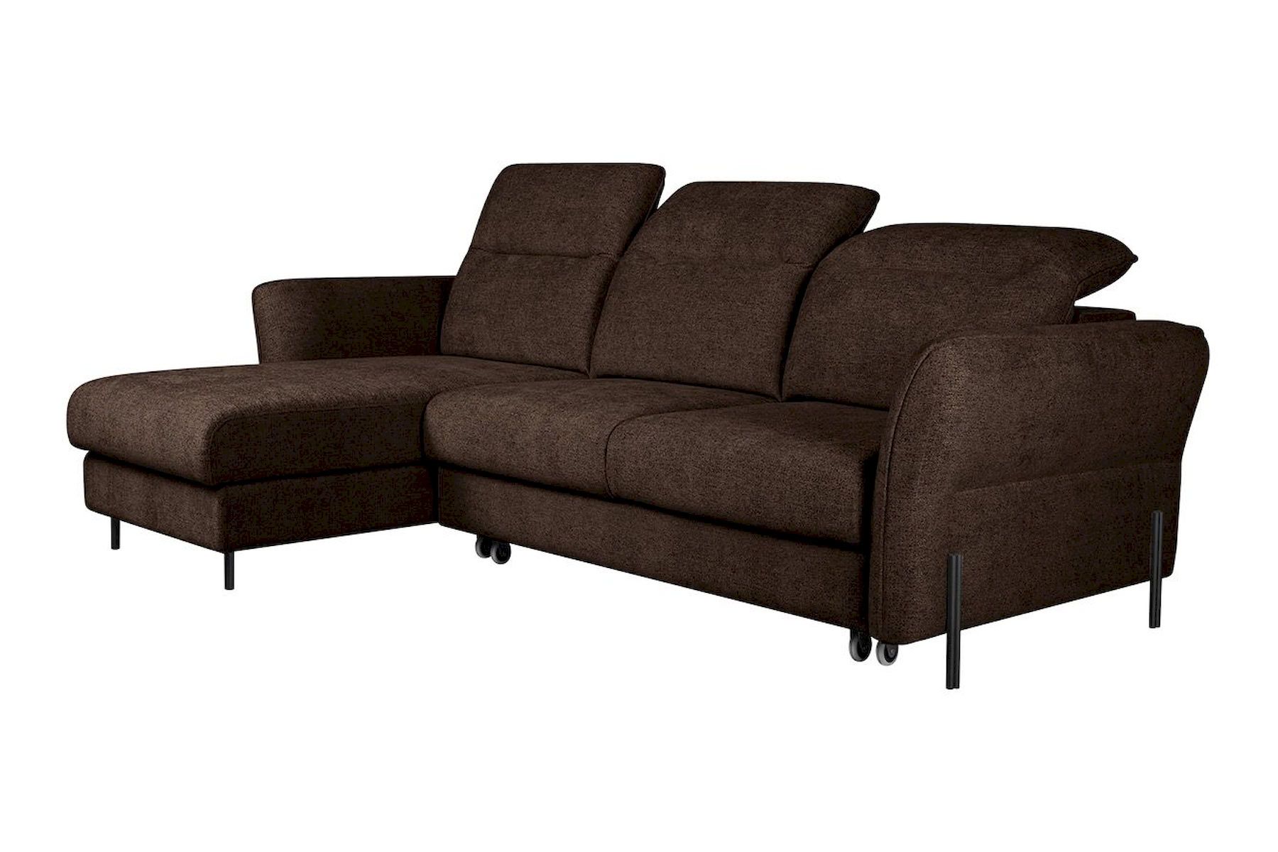 Модульный угловой диван-кровать Мишель с канапе Стандарт 75-21 округлый