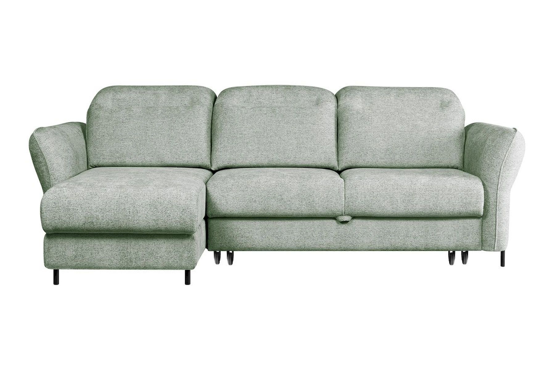 Модульный угловой диван-кровать Мишель с канапе Стандарт 75-21 округлый