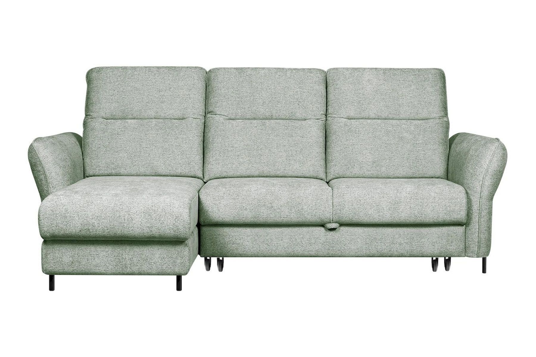 Модульный угловой диван-кровать Мишель с канапе Стандарт 75-21 округлый