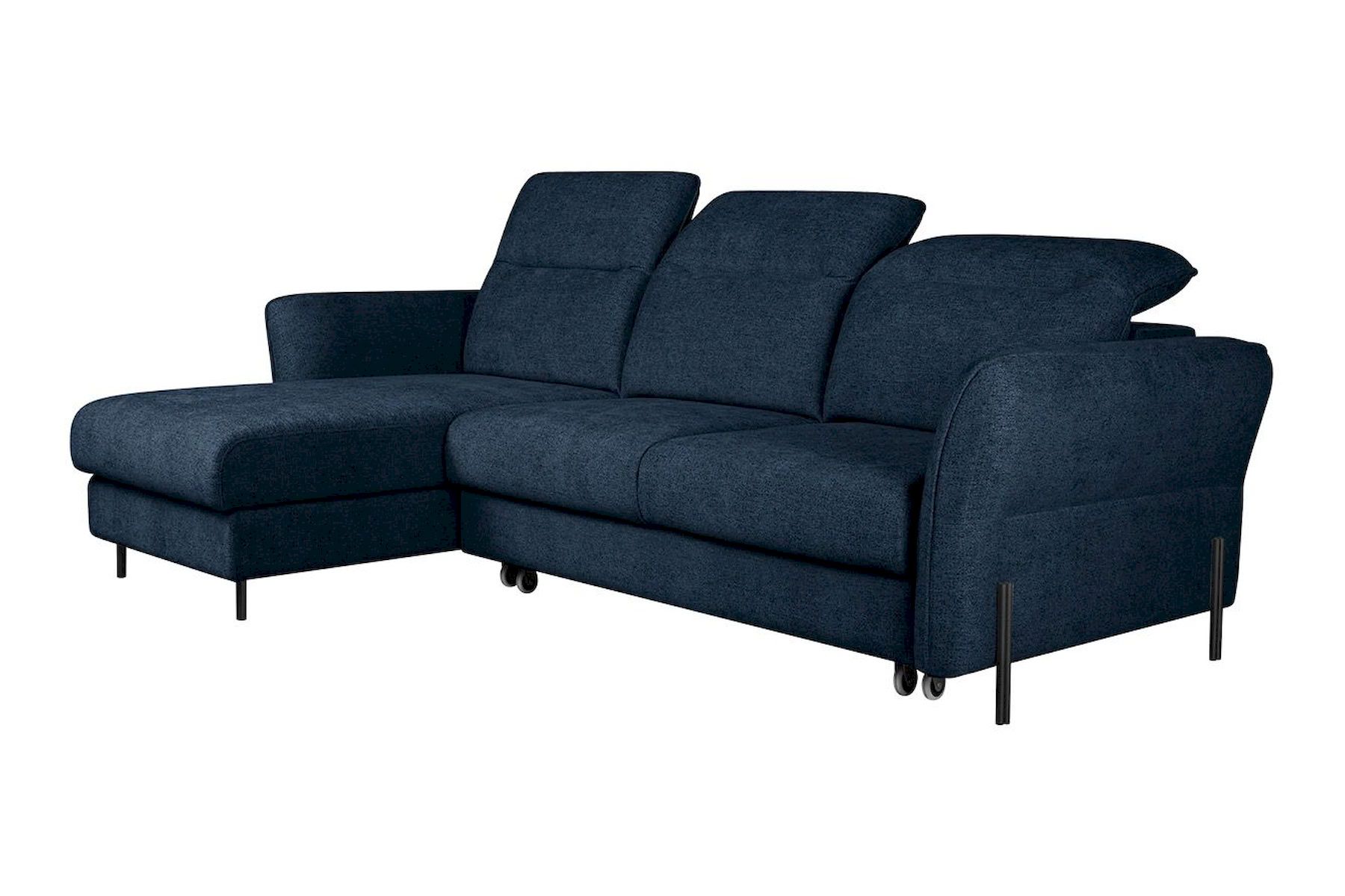 Модульный угловой диван-кровать Мишель с канапе Стандарт 75-21 округлый