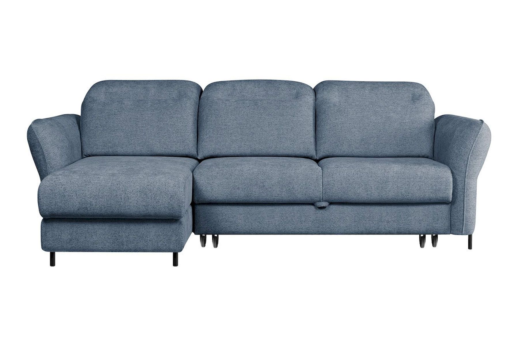 Модульный угловой диван-кровать Мишель с канапе Стандарт 75-21 округлый