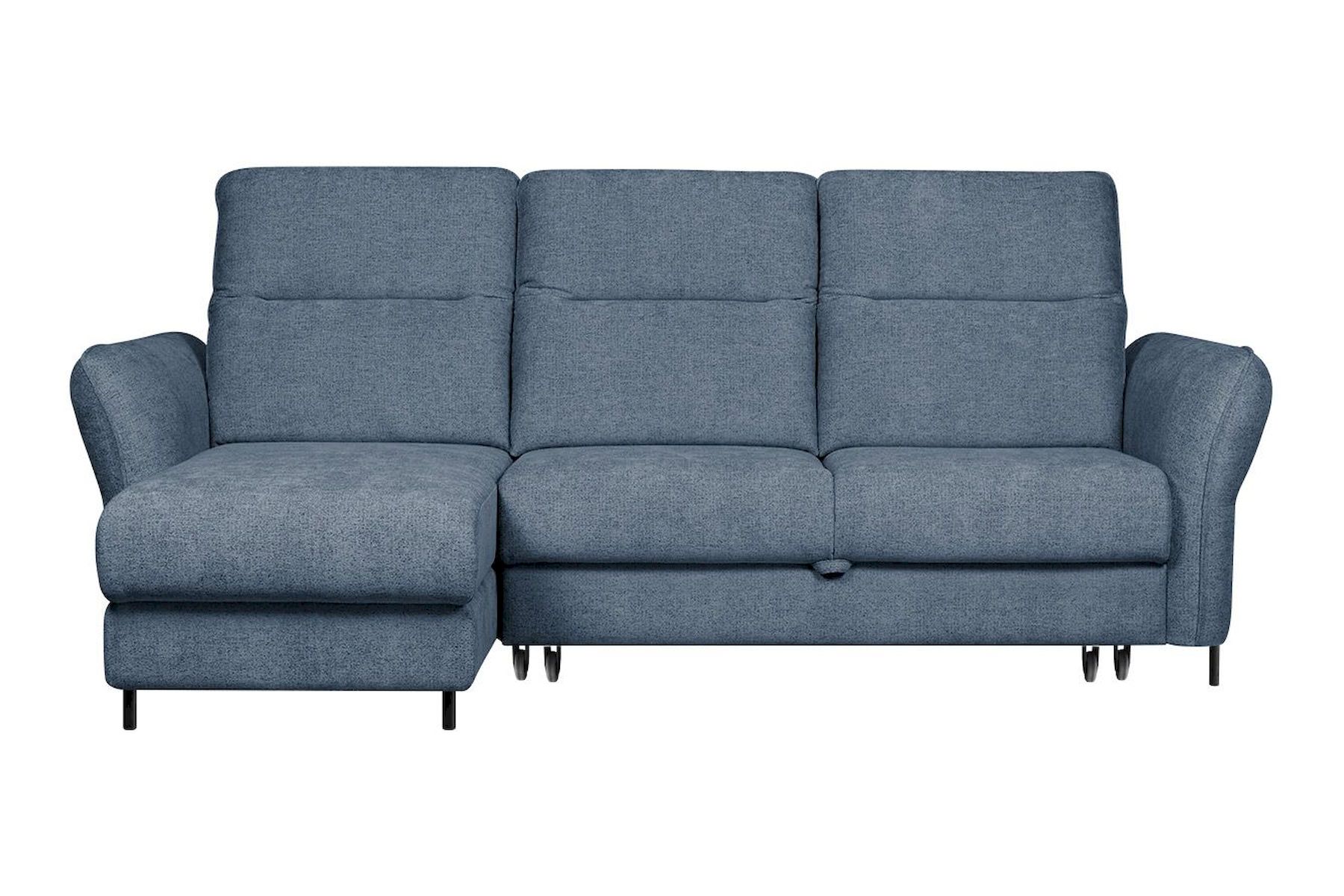 Модульный угловой диван-кровать Мишель с канапе Стандарт 75-21 округлый