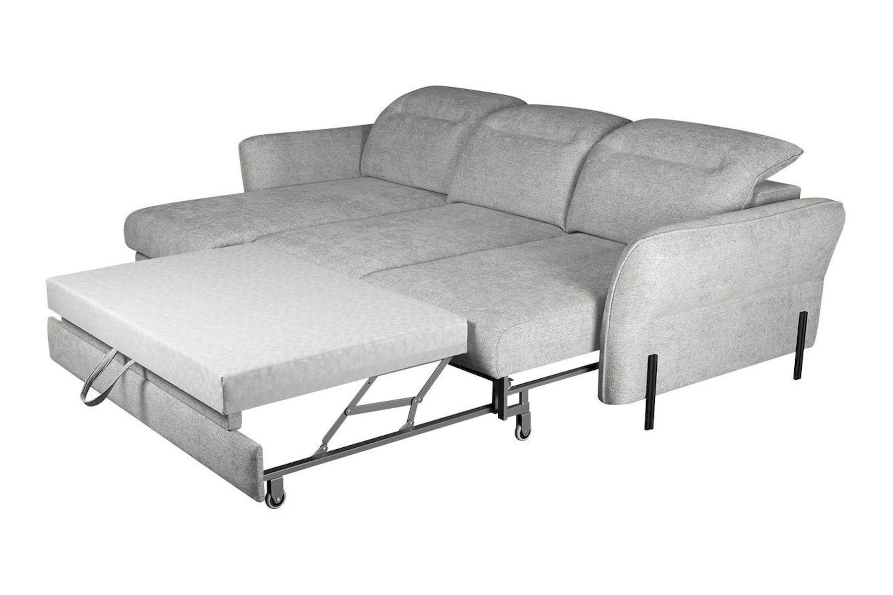 Модульный угловой диван-кровать Мишель с канапе Стандарт 75-21 округлый