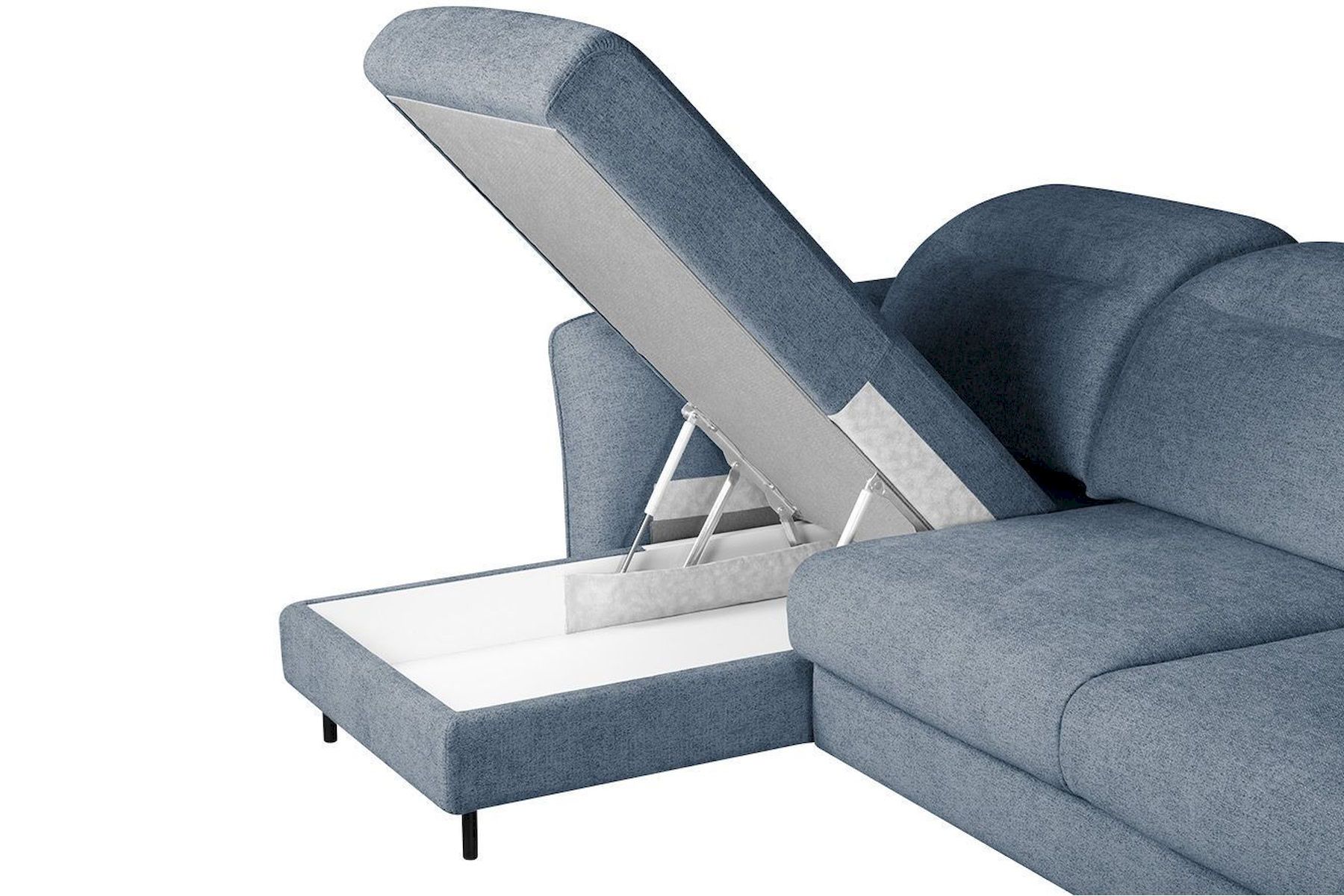 Модульный угловой диван-кровать Мишель с канапе Стандарт 85-21 округлый