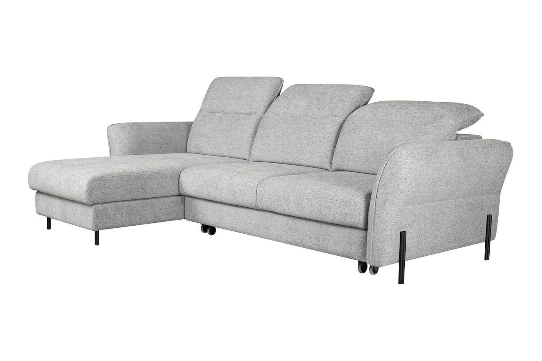 Модульный угловой диван-кровать Мишель с канапе Стандарт 85-21 округлый