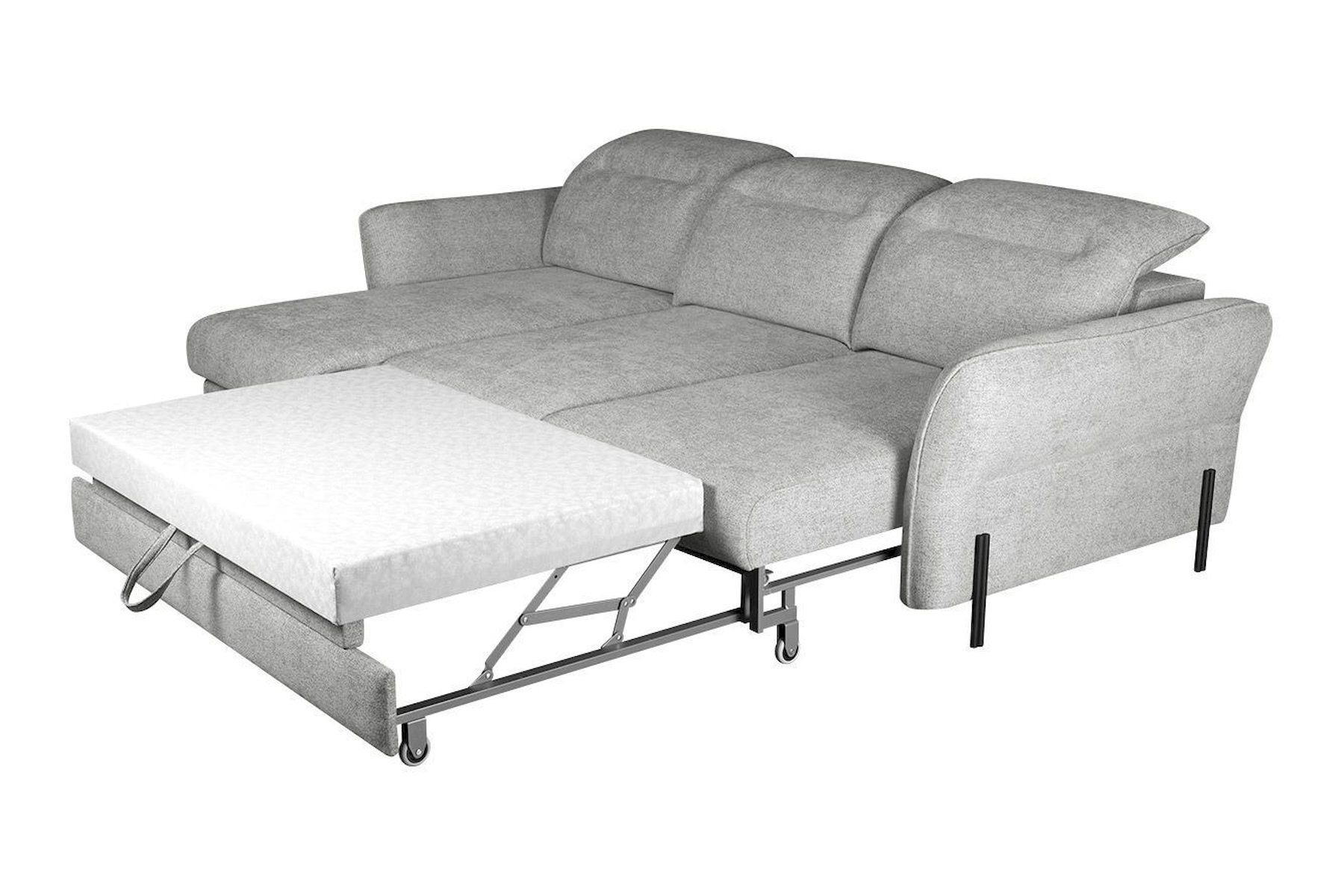 Модульный угловой диван-кровать Мишель с канапе Стандарт 85-21 округлый