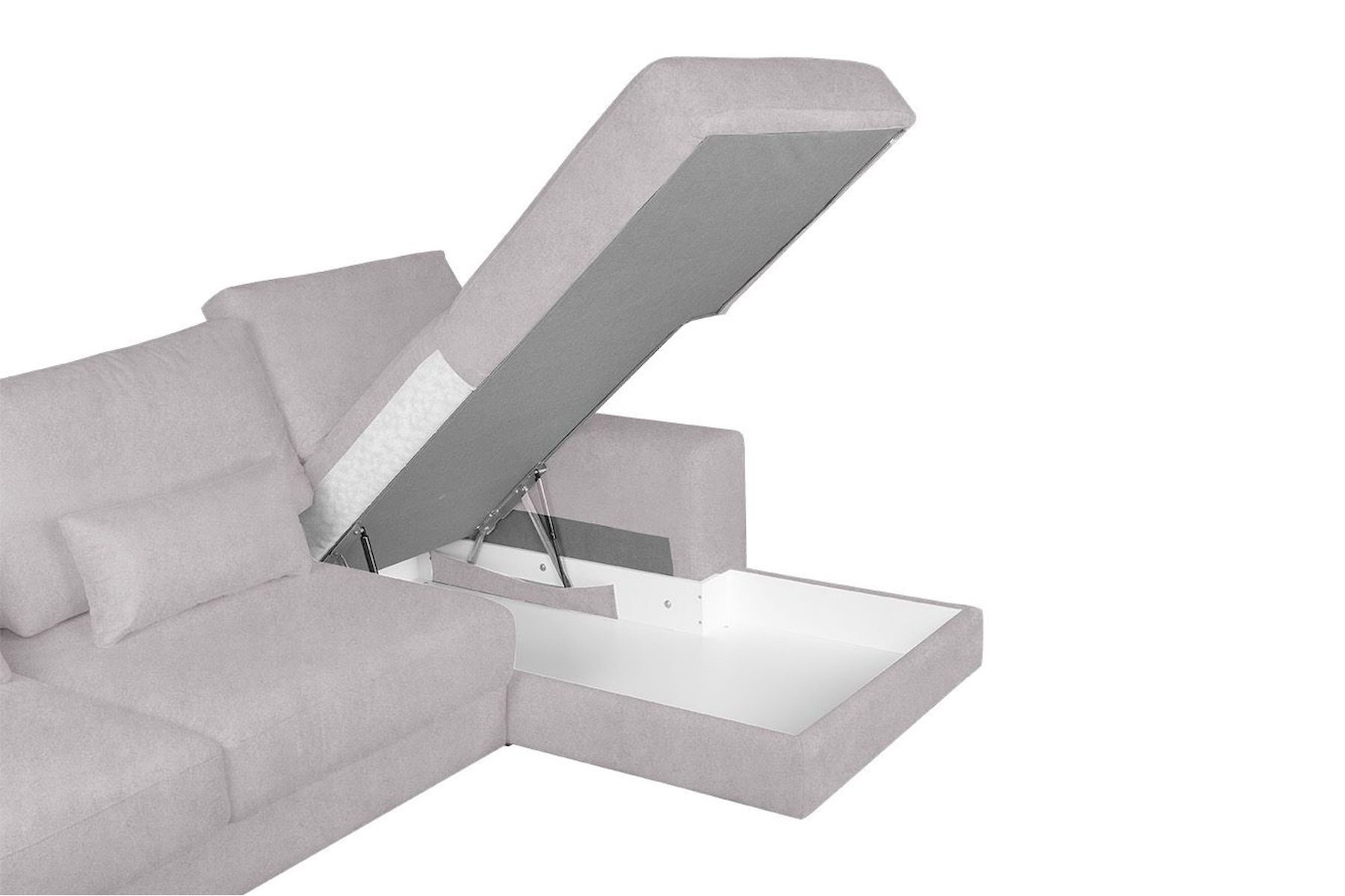 Модульный угловой диван-кровать Престон с канапе