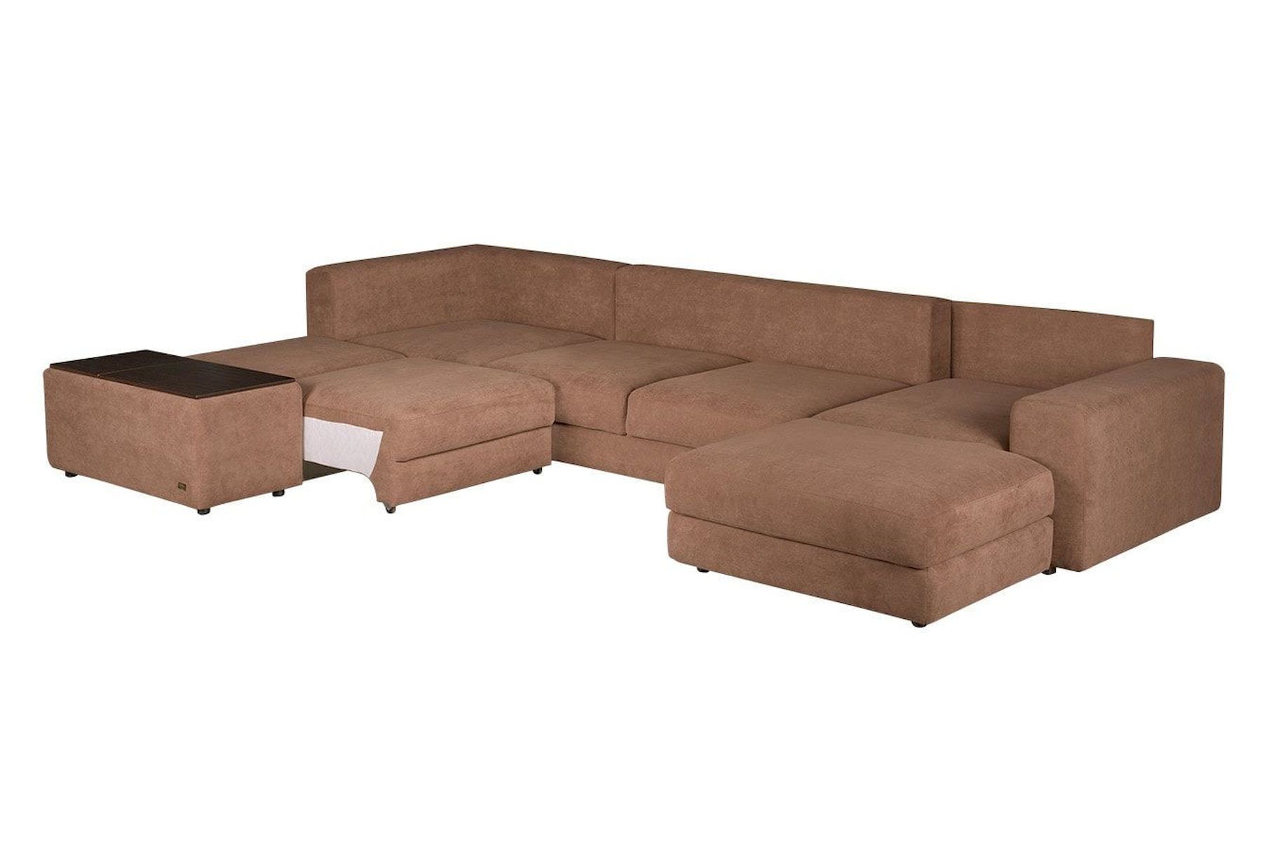 Модульный угловой диван-кровать Престон угол с тумбой