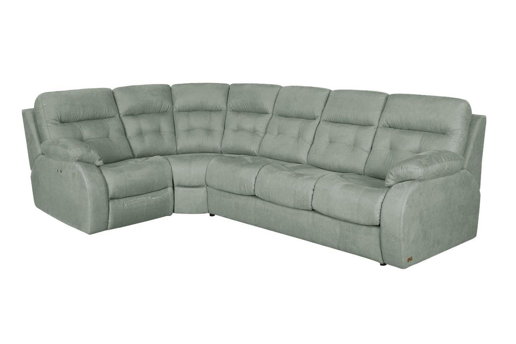 Модульный угловой диван-кровать Рей с тумбой электрический реклайнер