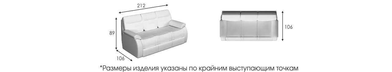 Рей размеры